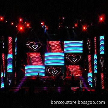 RGB 5050 SMD outdoor flexible stage background LED curtain display screen